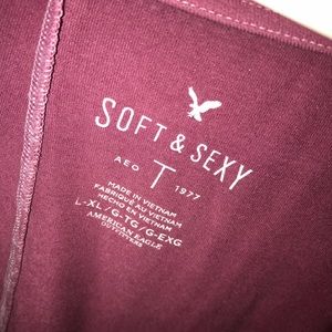 2 American Eagle Soft and Sexy shirts